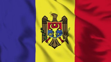 Moldova Bayrak 4K Hareketli Animasyon Mirası