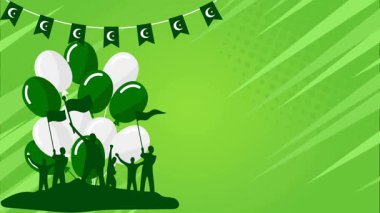 14 Ağustos Pakistan Bağımsızlık Günü 4K Özgürlük ve Birlik Kutlaması