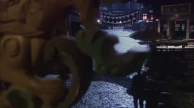 Çin Cumhuriyeti döneminde, bir polis ekibi sokaklarda devriye gezdi.