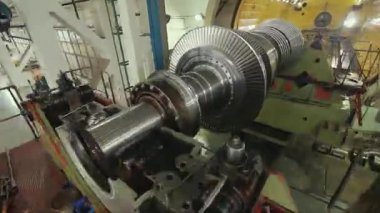 Atölye videosunda gaz türbini