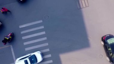 Küçük bir şehrin hava fotoğrafçılığı