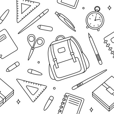 Yaratıcı altyapılar için temel okul ögelerini içeren kusursuz bir taslak..