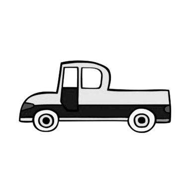 Basit Çizim Arabası Çizimi