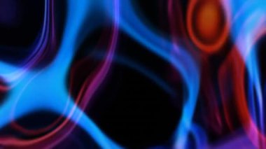 Soyut Turuncu ve Mavi Döngü Canlandırması