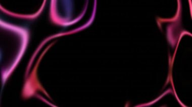 Parlayan neon ışık döngüsü canlandırılmış soyut arkaplan