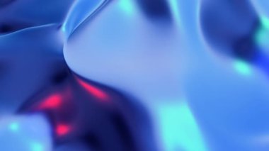 soyut mavi arkaplan güzel çizgiler ve ışıklar döngü canlandırması