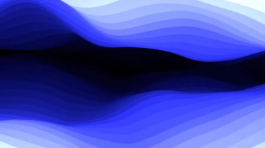 Dalga döngüsü canlandırması ile soyut arkaplan