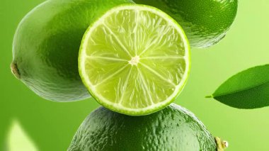 limon ve yapraklar
