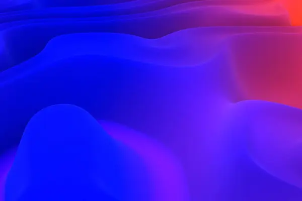 Renkli dalgalarla soyut bir arkaplan. Soyut arkaplanı ve gradyanı olan duvar kağıdı tasarımı. Modern şekillerin 2 boyutlu çizimi. modern soyut.