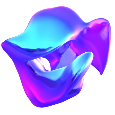 3D soyut sıvı şekil