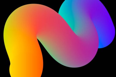 Sıvı renkli gradyan ile soyut arkaplan. 2 d modern kentsel görüntü.