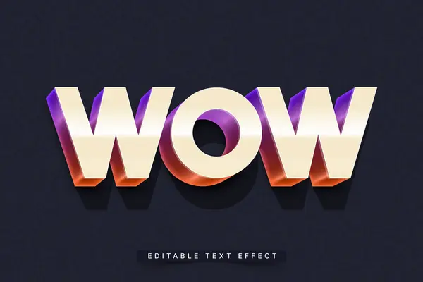 Düzenlenebilir 3B Moda Kalın Metin Efekti