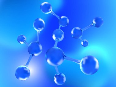 Moleküler Bilimler Teknolojisi Vektör Arkaplanı