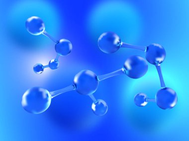 Moleküler Bilimler Teknolojisi Vektör Arkaplanı