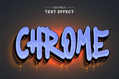 düzenlenebilir metin efekti, vektör biçimi, düzenlenebilir vektör tipografisi