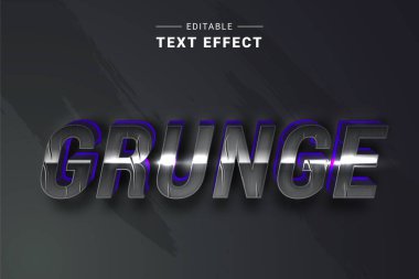 Düzenlenebilir metin efekti, vektör grafik gradyanı, kullanımı kolay olabilir