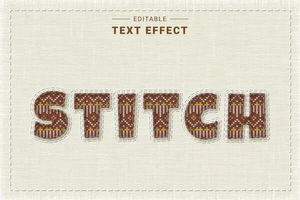 vektörsüz kumaş metin efekti