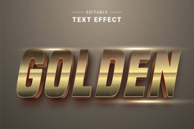 altın metin efekti düzenlenebilir