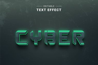 siber efekt metin etkisi biçimi