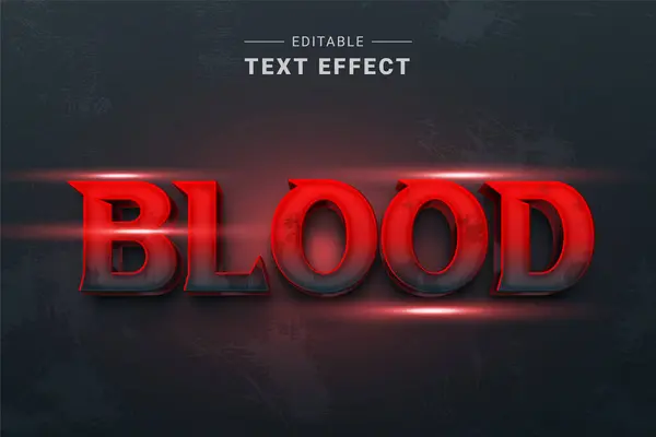 kırmızı kan metin efekti
