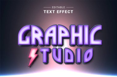 düzenlenebilir metin efekti, gradyan biçimi