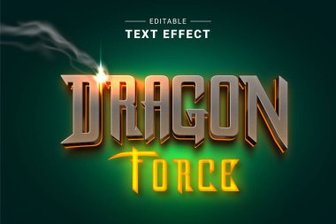 Sinematik biçim düzenlenebilir metin efekti