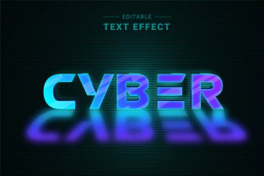 Gradyan biçimli siber satış metni efekti