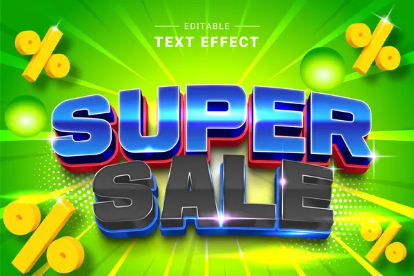 Süper Satış Düzenlenebilir Metin Efekti