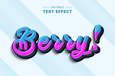 Çizer için düzenlenebilir metin efekti