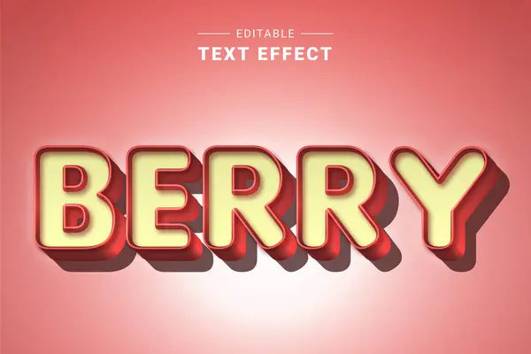 düzenlenebilir metin efekti, 3 boyutlu vektör