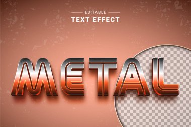 Düzenlenebilir metin efekti, vektör, 3d metin biçimi tasarımınız için kullanılabilir