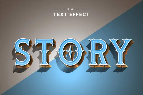 canlı vintage biçim düzenlenebilir metin efekti