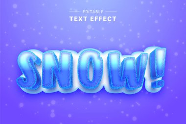 düzenlenebilir metin efekti, kış biçimi sizi başlık yapmak için kullanılabilir