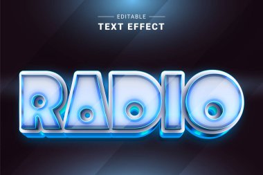 Neon metin efekti düzenlenebilir