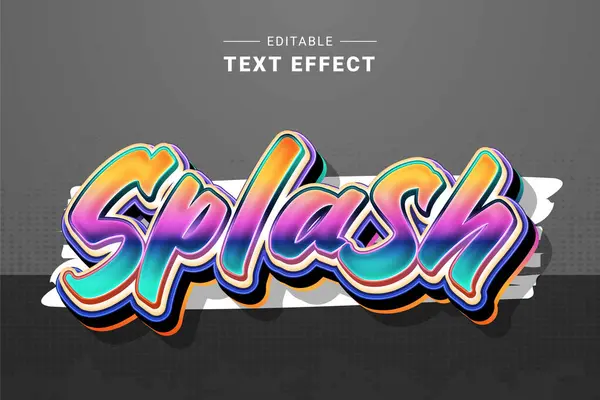 vektör metin efekti düzenlenebilir metin biçimi etkisi