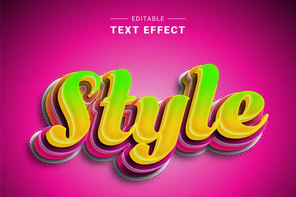 funky style özel yazı tipi efekti