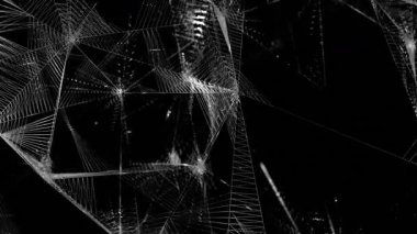 Gelecekçi Örümcek Ağı Hipnotik Döngüsü Canlandırılmış Arkaplan