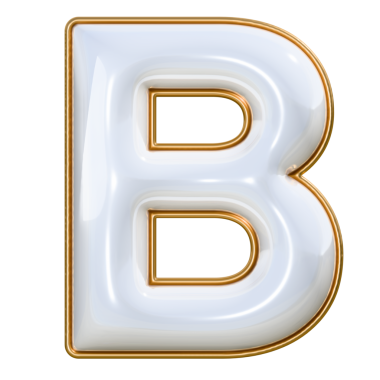 Alfabe harfleri, beyaz üzerine izole edilmiş, d 3 der.