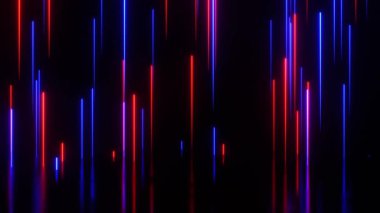 Fütürist Neon Işık İzleri Hipnotik Döngü Canlandırılmış Arkaplan  