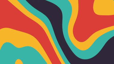 Harika Spektrum Akımı Kusursuz Retro Döngüsü Canlandırılmış Arkaplan