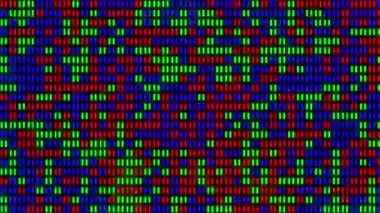 RGB Piksel Izgara Döngüsü Mikroskobik Görünüm CanlandırmasıComment