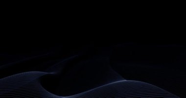 Boş Döngü Canlandırılmış Arkaplanda Dalga Biçimi Bir Nabız