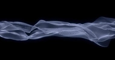 Boş Döngü Canlandırılmış Arkaplanda Dalga Biçimi Bir Nabız