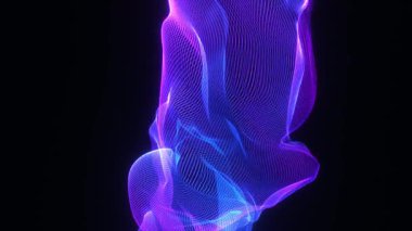 Parlayan Tekno Dalga Hareketi Kusursuz Döngüsü Siber Uyum 