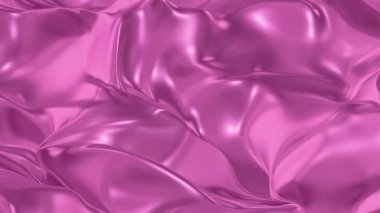 Pembe Saten Flossy Zarafeti Hareket Döngüsü Canlandırılmış