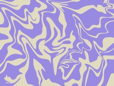 Sanal vektör tasarımı için psikedelik dalga arkaplanı. Modern dalga girdaplı retro desen.