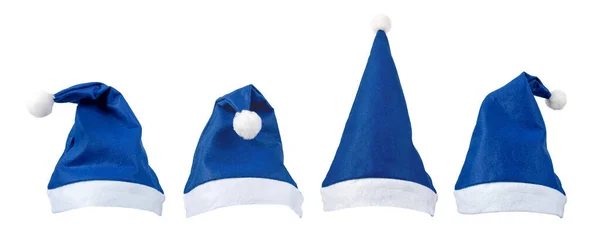 산타클로스의 모자가 흰색에 고립되어 크리스마스 — 스톡 사진