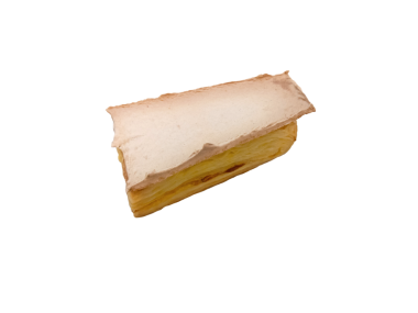 Cizvitas geleneksel Portekiz pastası şeffaf png izole. Pasta tereyağlı puf börekleriyle yapılır.