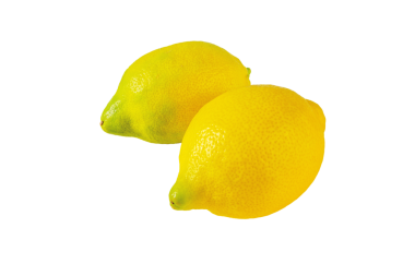 İki koca limon meyvesi şeffaf png. Sarı yeşil turunçgiller.