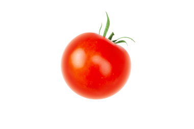 Domates kırmızısı, şeffaf png. Solanum lycopersicum olgun sebze.